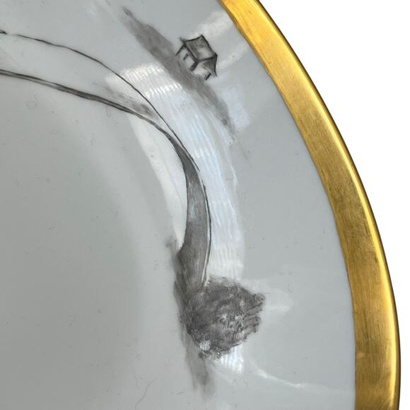 Vintage Spode Gloucester Vegetable Bowl Blue White Floral England Ironstone - Picture 7 of 8